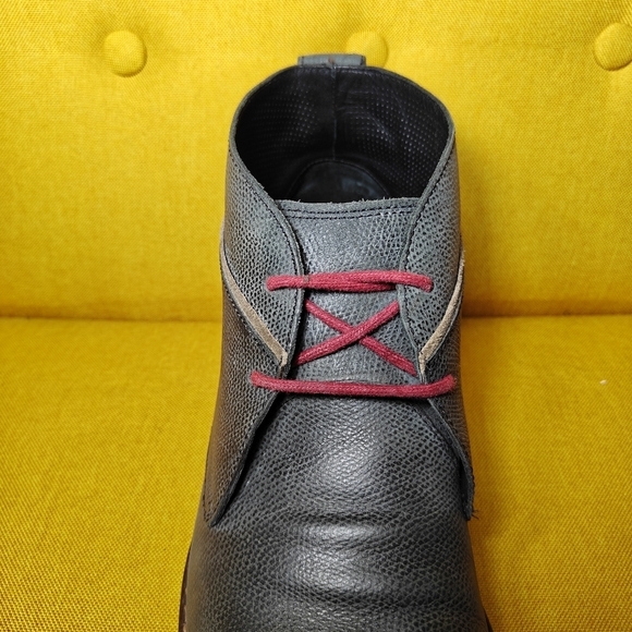 Cole Haan Colton Gray Leather Chukka Desert Retro Casual Boots Men\'s Shoe Sz 11M main image 5